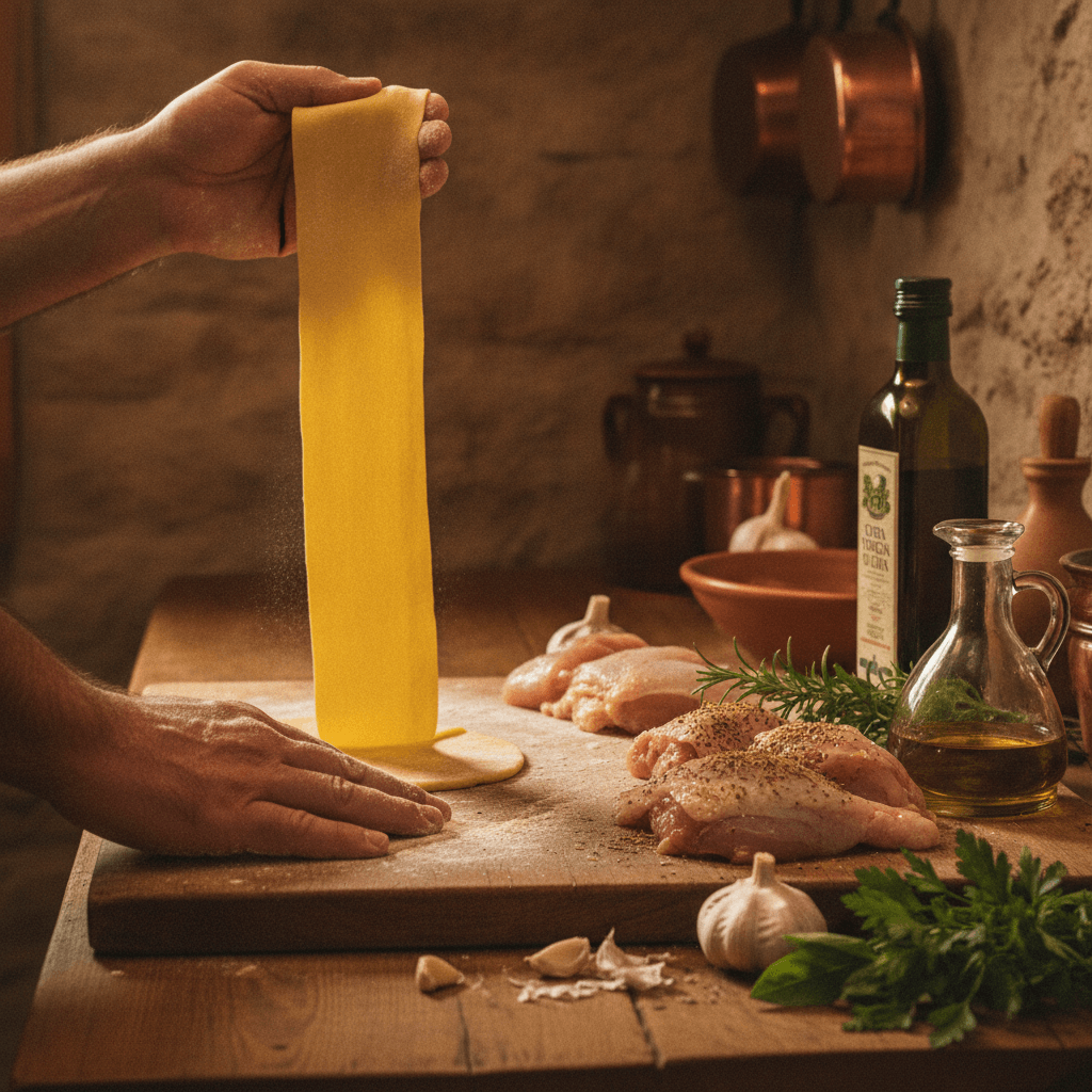 Preparazione in cucina